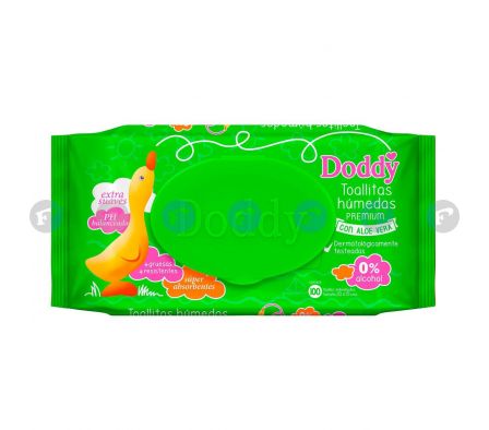 Doddy toallitas humedas aloe vera x 100 unidades