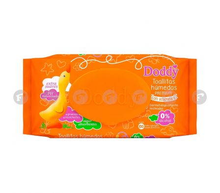 Doddy toallitas humedas vitamina E x 100 unidades