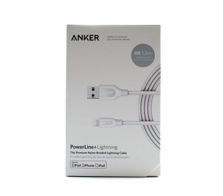 Anker powerline+lightning cable white a8122h21./.
