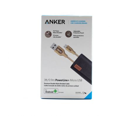 Anker powerline microusb09 gris A8132H11./.