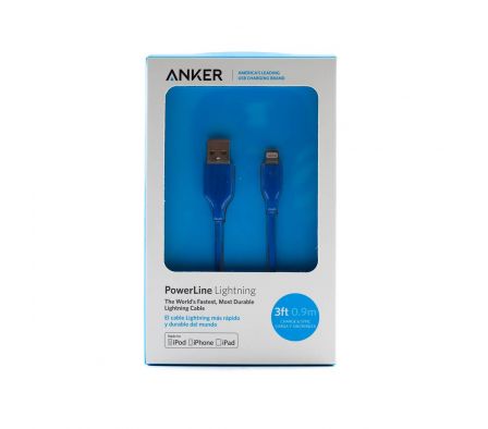 Anker powerline lightning cable blue offline 8111H31./.