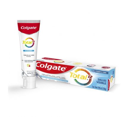 Colgate crema total 12 salud visible x 133gr*|
