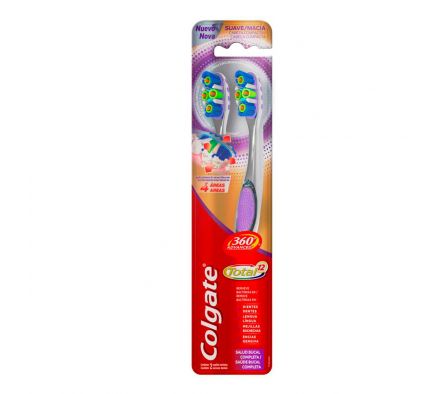 Colgate cepillo 360 advance total 12 x2 unidad-|*|