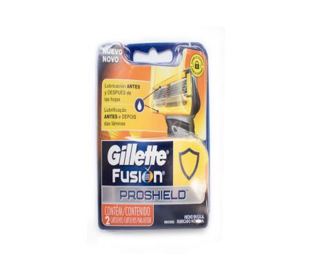 Gillette fusion proshield respuesto x 2