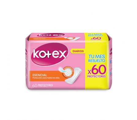 Kotex pd protecion esencial x 60 unid