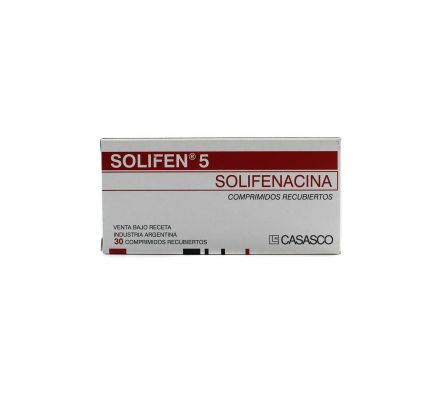 SOLIFEN 5 MG. CJ. X 30 COMP. REC.