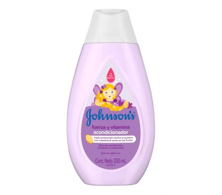 Johnson acondicionador fuerza y vitaminas 200 ml/RN