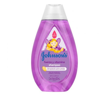 JOHNSON SHAMPOO FUERZA Y VITAMINAS FR. 400ML/RN
