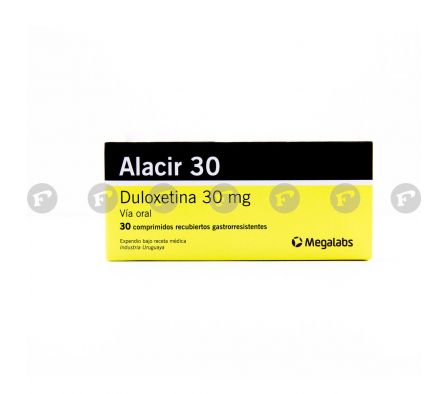 ALACIR 30 MG. CJ X 30 COMP. REC.