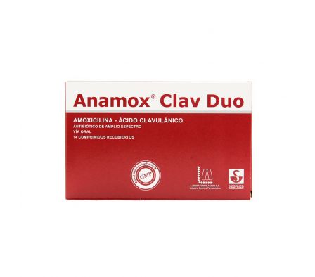 ANAMOX CLAV DUO CJ X 14 COMP. REC.