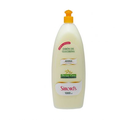 Simonds dermo jabon de glicerina avena de 1000 ml
