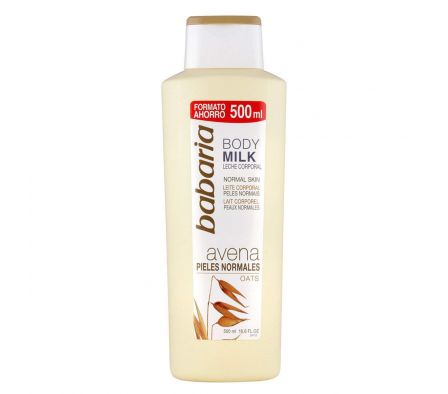 Babaria crema corporal piel normal con avena 500 ml