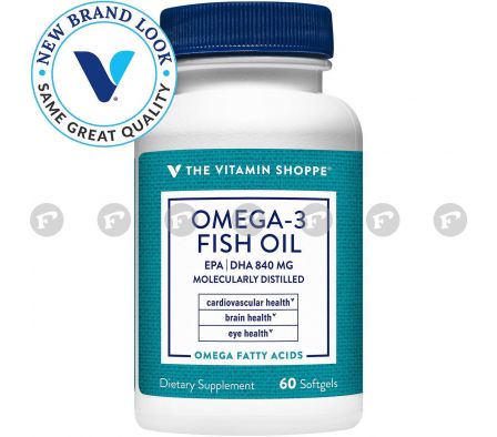 OMEGA 3 FISH OIL 600/240 MG VIT. SHOP FR. X 60 CAPS. BLANDAS