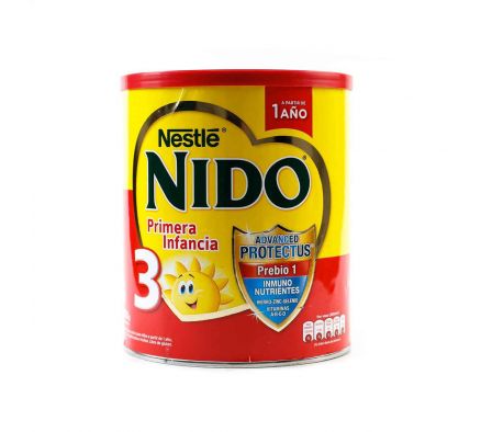 LECHE NIDO 3 PREBIO LATA X 800 GR