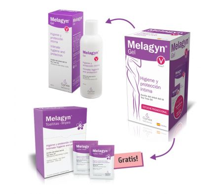 MELAGYN (1 GEL X 200 ML + TOALLITAS CJ X 14 UNID.) ESTUCHE