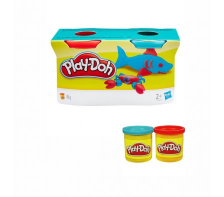 Playdoh x 2 rojo azul 002-23656./.