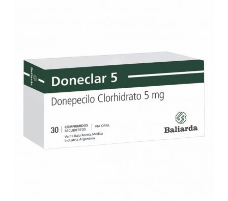 DONECLAR 5 MG. CJ X 30 COMP.