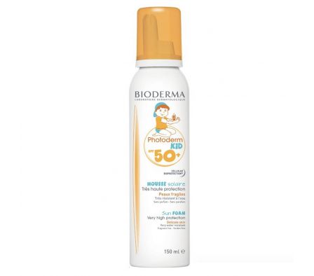 Bioderma photoderm kid mousse spray spf 50 de 150 ml