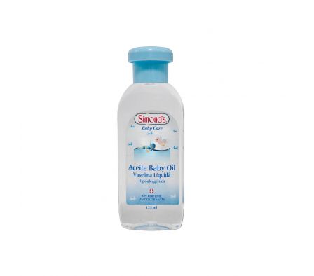 Simonds aceite baby oil vaselina liquida 125 ml