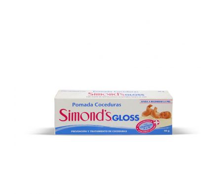 Simonds gloss pomada para coceduras con lanolina 30 grs