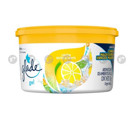 GLADE GEL LIMON REFRESCANTE POTE X 70 GR.