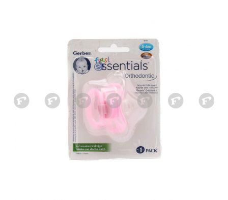 Gerber chupete ordontio siliconado 618 meses niña t1