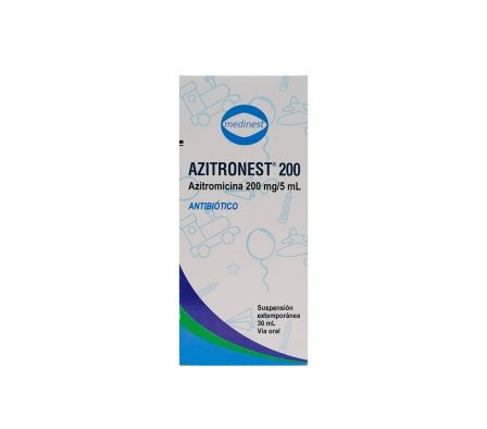 AZITRONEST 200 MG. SUSP. FR. X 30 ML.