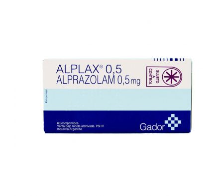 ALPLAX 0.50 MG. CJ X 60 COMPRIMIDOS
