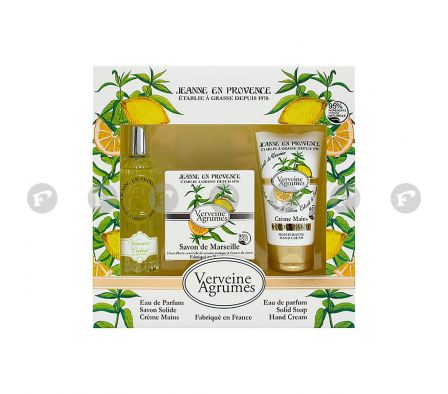 JEP verveine agrumes(edp 60 ml+crema mano+jabon )