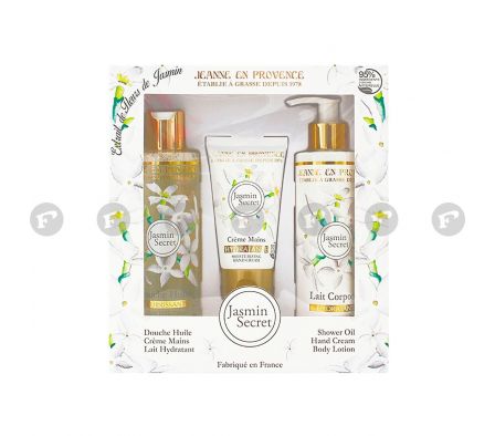 JEP jazmin secret ( aceite baño+crema mano+locion)