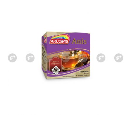 ARCOIRIS TE DE ANIS CJ X 10 SOBRES./.
