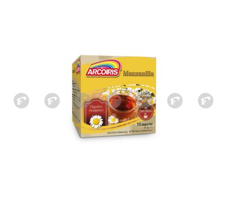 ARCOIRIS TE DE MANZANILLA CJ X 10 SOBRES./.