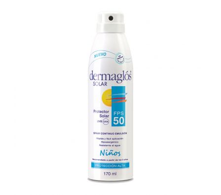 DERMAGLOS SOLAR NIÑOS FPS 50 SPRAY CONT. INV. FR. X 170 ML.