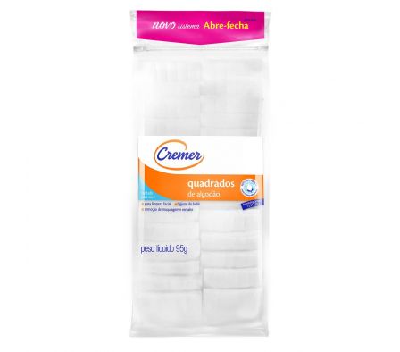 Cremer Cuadrados De Algodón - Paquete de 95 gr