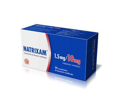 NATRIXAM 1,5 MG / 10 MG. CJ X 30 COMP.