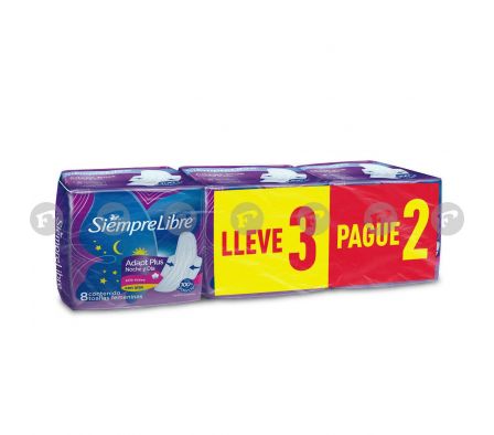 Siempre libre adapt noche y dia 8 lleve 3 pague 2