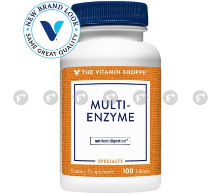 MULTI ENZYME VIT. SHOPPE FR. X 100 TABL.