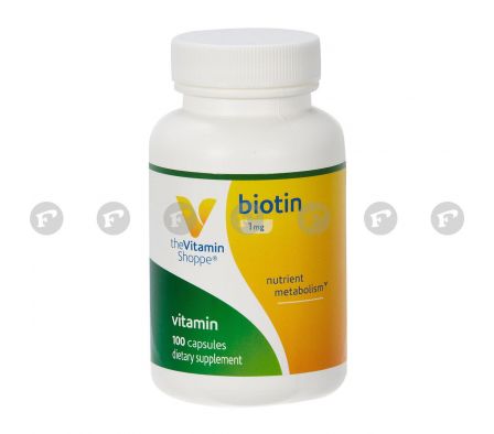 BIOTIN 1 MG. VIT. SHOPPE FR. X 100 CAPS.