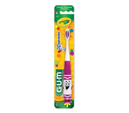 Gum crayola cepillo de dientes squeaks ultra suave niños