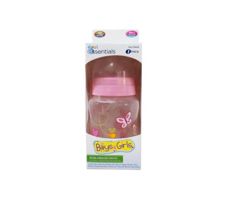 Gerber biberon ortodontico boca ancha niña de 250 ml