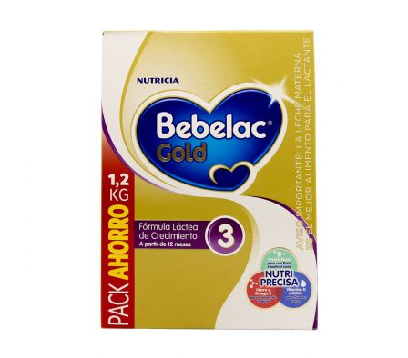 BEBELAC GOLD 3 POLVO AHORRO PACK X 1200 GR.
