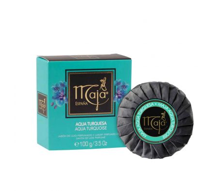 Maja aqua turquesa jabon de 100 grs.