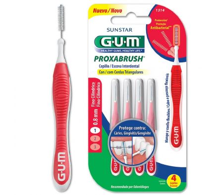 Gum interdental proxabrush ultra fino 1x4 unidades
