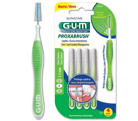 Gum interdental proxabrush ultra fino nº2 x4 unidades
