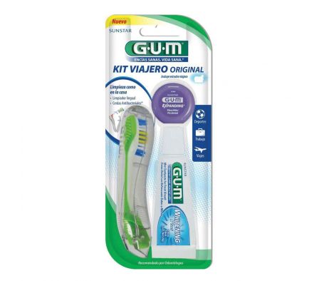 Gum kit viajero original (cepillo+crema+hilo)