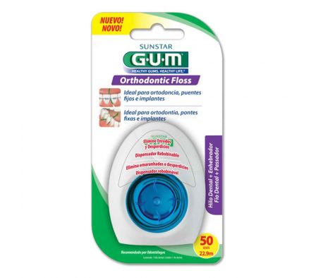 Gum orthodontic floss hilo dental +pasador