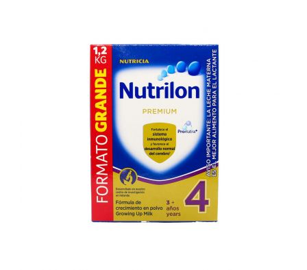 NUTRILON PREMIUM 4 (3 + AÑOS) CJ. X 1200 GR.