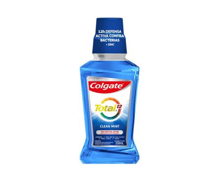 Colgate enjuague bucal clean mint 250 ml*|