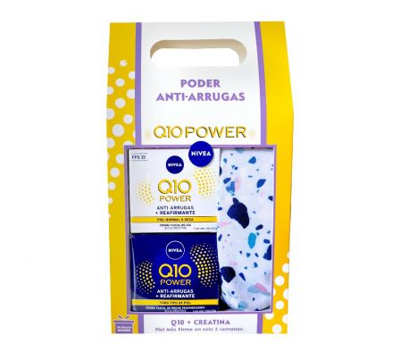 Nivea facial q10 power dia + noche neceser de obsequio