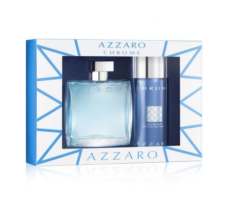AZZARO CHROME (EDT 100 ML+DEO STICK)
